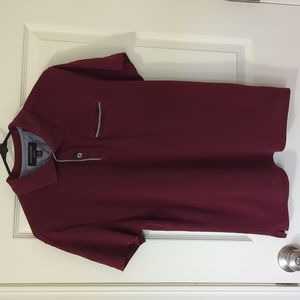 Men's Banana Republic dress polo size medium in burgundy